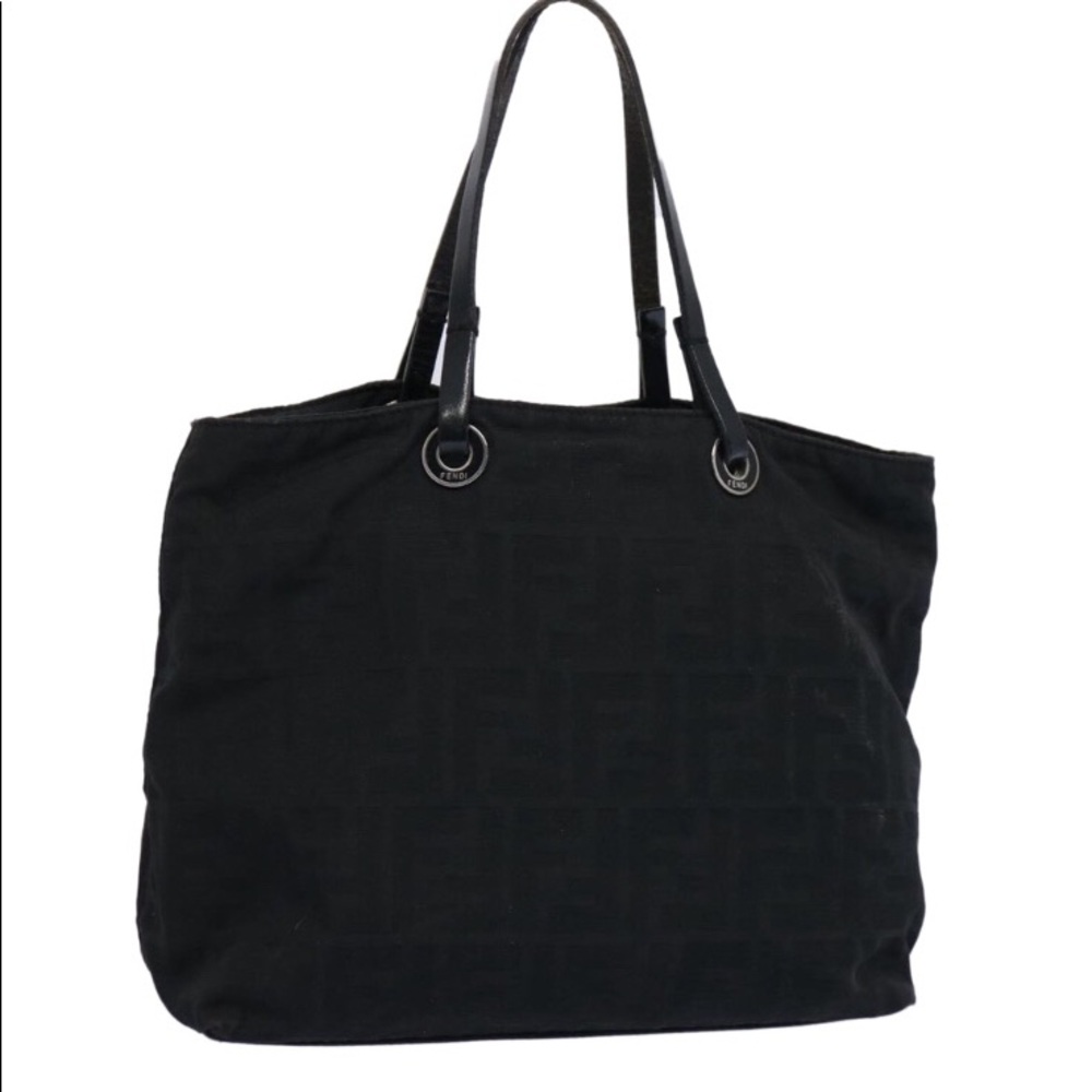 Fendi Zucca Canvas Hand Bag Auth